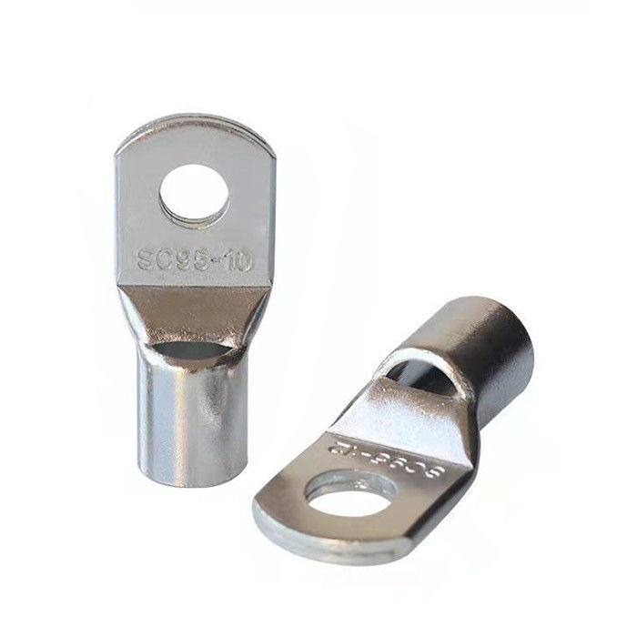 Đầu nối dây cáp không cách điện SC Đầu nối lỗ đồng lỗ mở hai lỗ