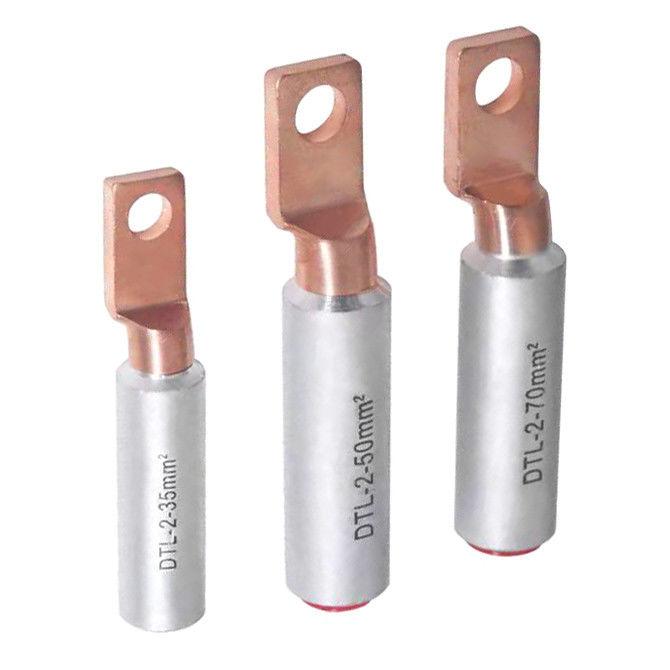 Rèn uốn cong Loại đầu cuối Lugs Ferrules Cáp lưỡng kim Đồng