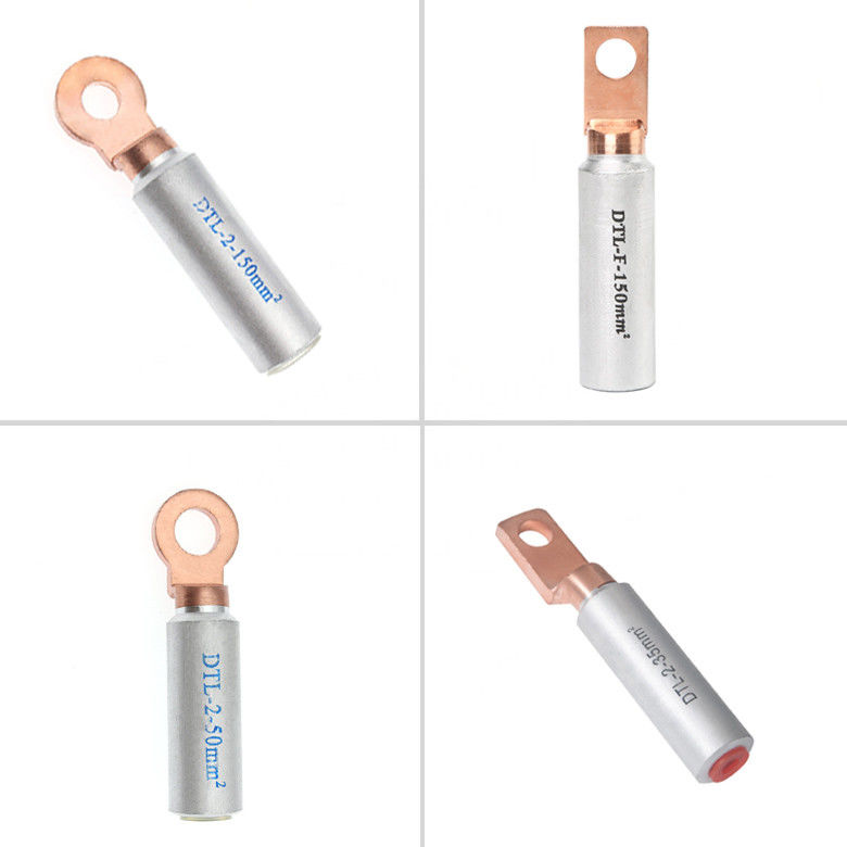 Rèn uốn cong Loại đầu cuối Lugs Ferrules Cáp lưỡng kim Đồng
