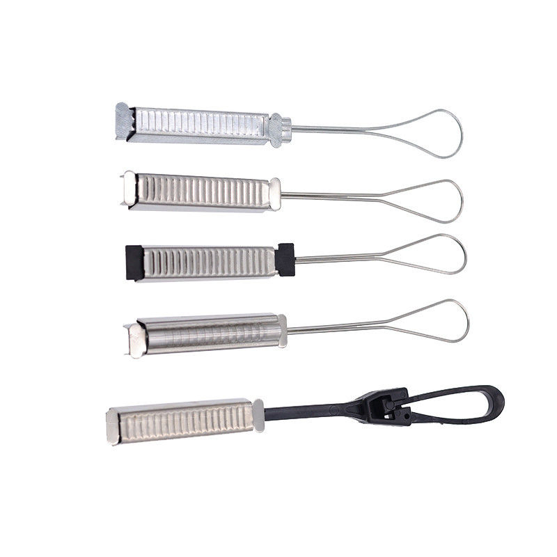 ODWAC Series FTTH Kẹp treo cáp Dây thép không gỉ Căng thẳng