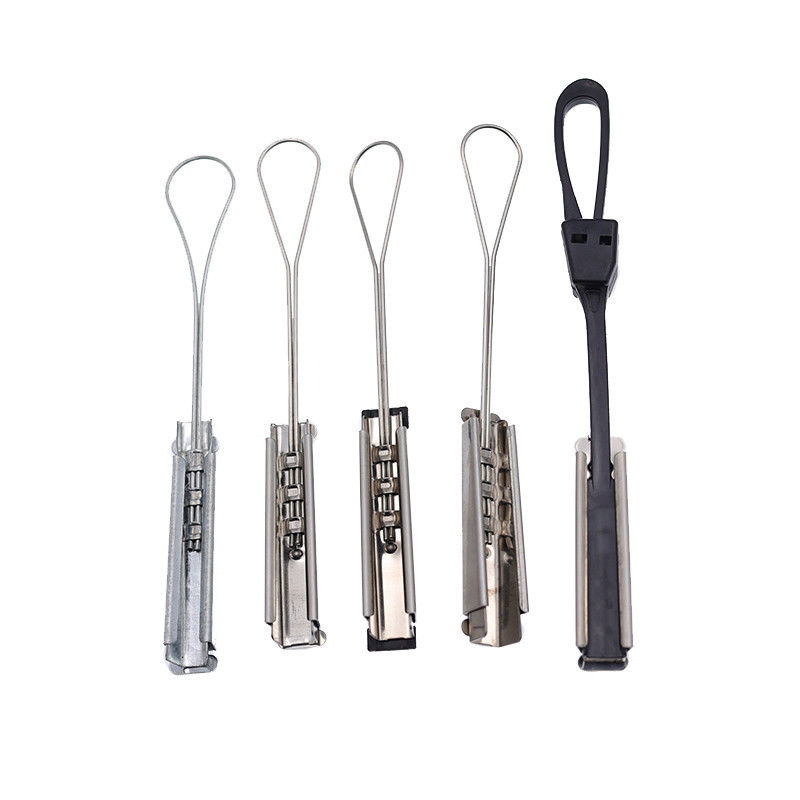 ODWAC Series FTTH Kẹp treo cáp Dây thép không gỉ Căng thẳng