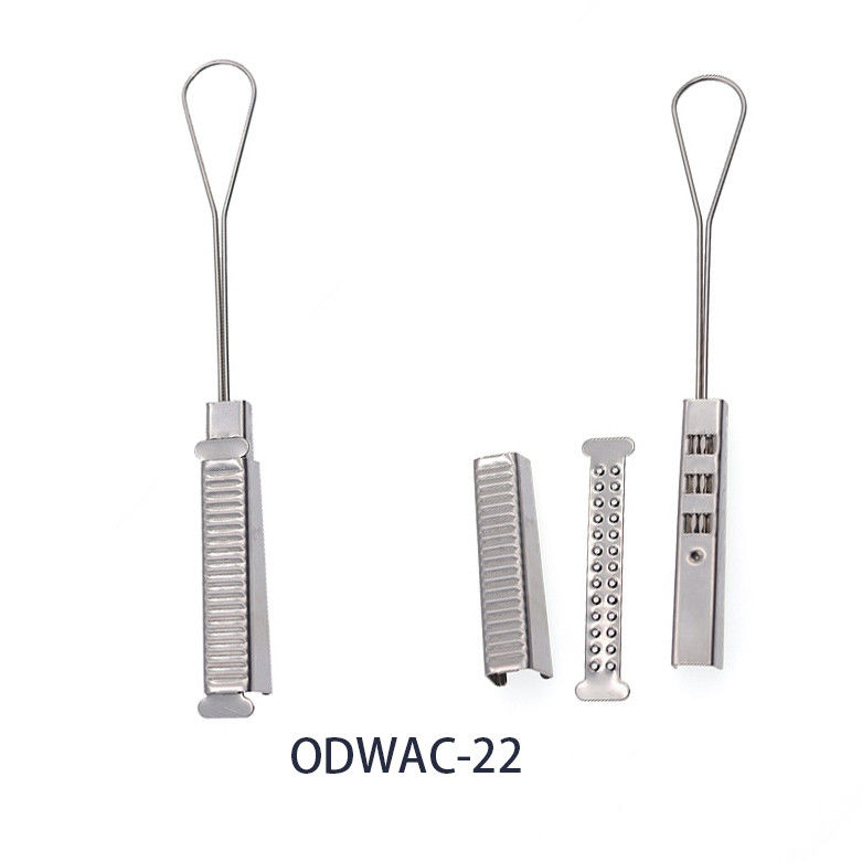 ODWAC Series FTTH Kẹp treo cáp Dây thép không gỉ Căng thẳng