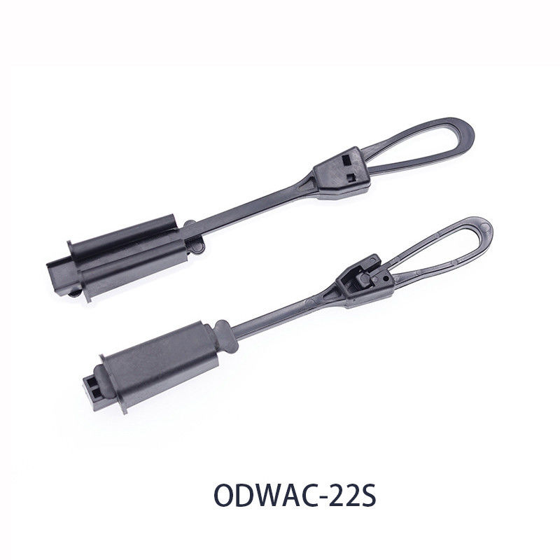 ODWAC Series FTTH Kẹp treo cáp Dây thép không gỉ Căng thẳng