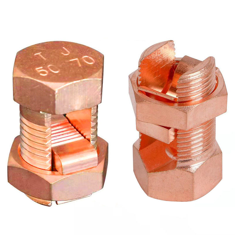 Đầu nối bu lông đồng nhập khẩu Kẹp cáp nối đường dây điện
