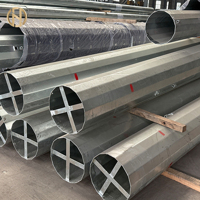 Cột điện đường dây truyền tải điện cao thế mạ kẽm nhúng nóng, thiết bị điện