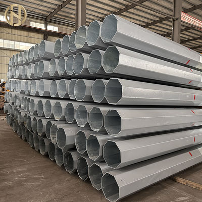 Cột điện hình bát giác cho đường dây hạ thế và trung thế Cột kim loại Vật tư thiết bị điện